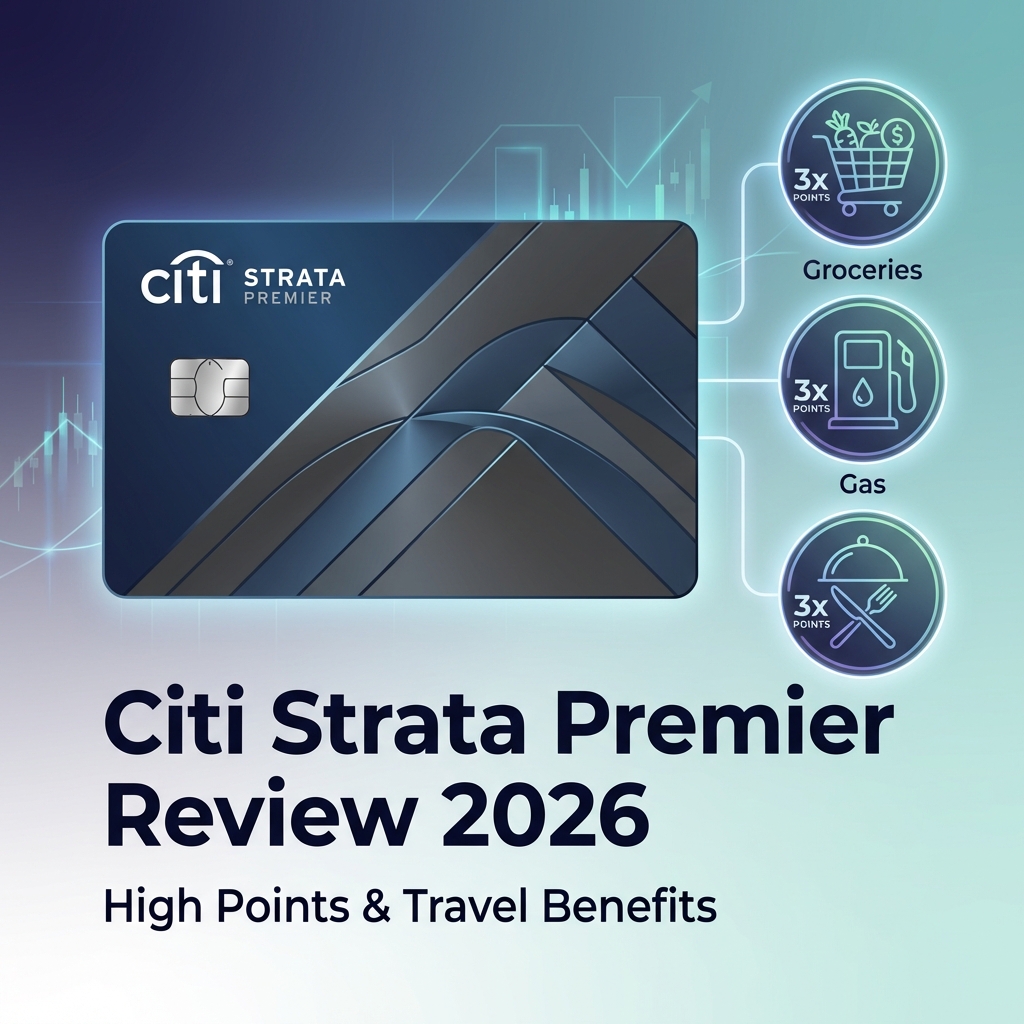 Citi Strata Premier Review 2026: The Underrated 3x Grocery + Gas Travel Card