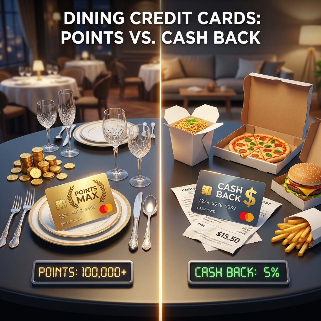 Best Credit Cards for Dining 2026: Cash Back vs Points Compared