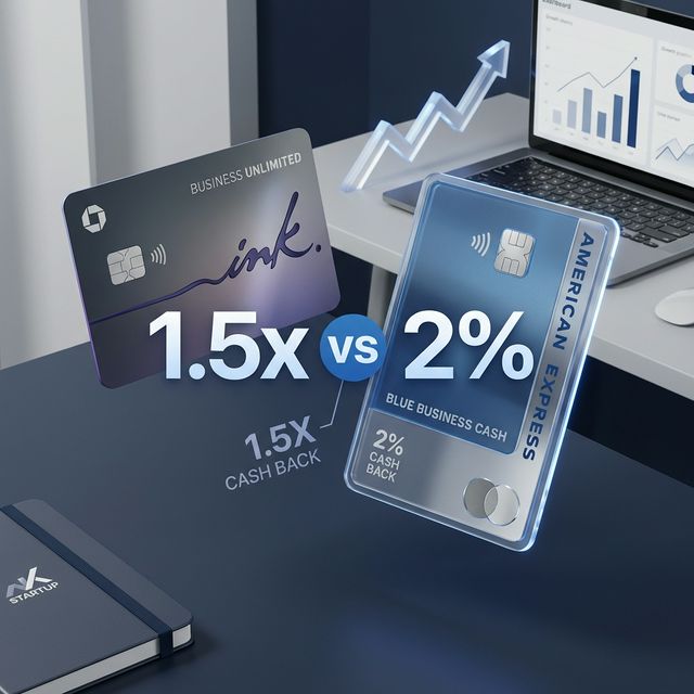 Best First Business Credit Card for Startups 2026: Ink Unlimited vs Blue Business Cash