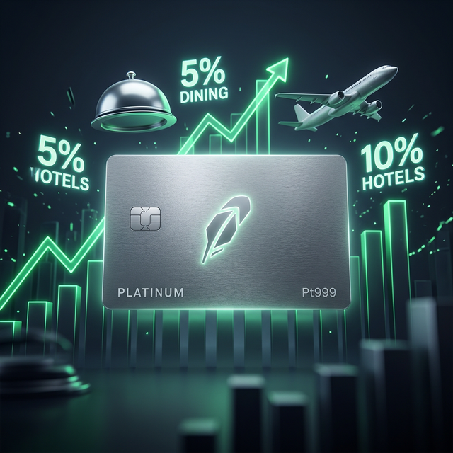 Robinhood Platinum Card (2026): 5% Dining, 10% Hotels, Worth $695?