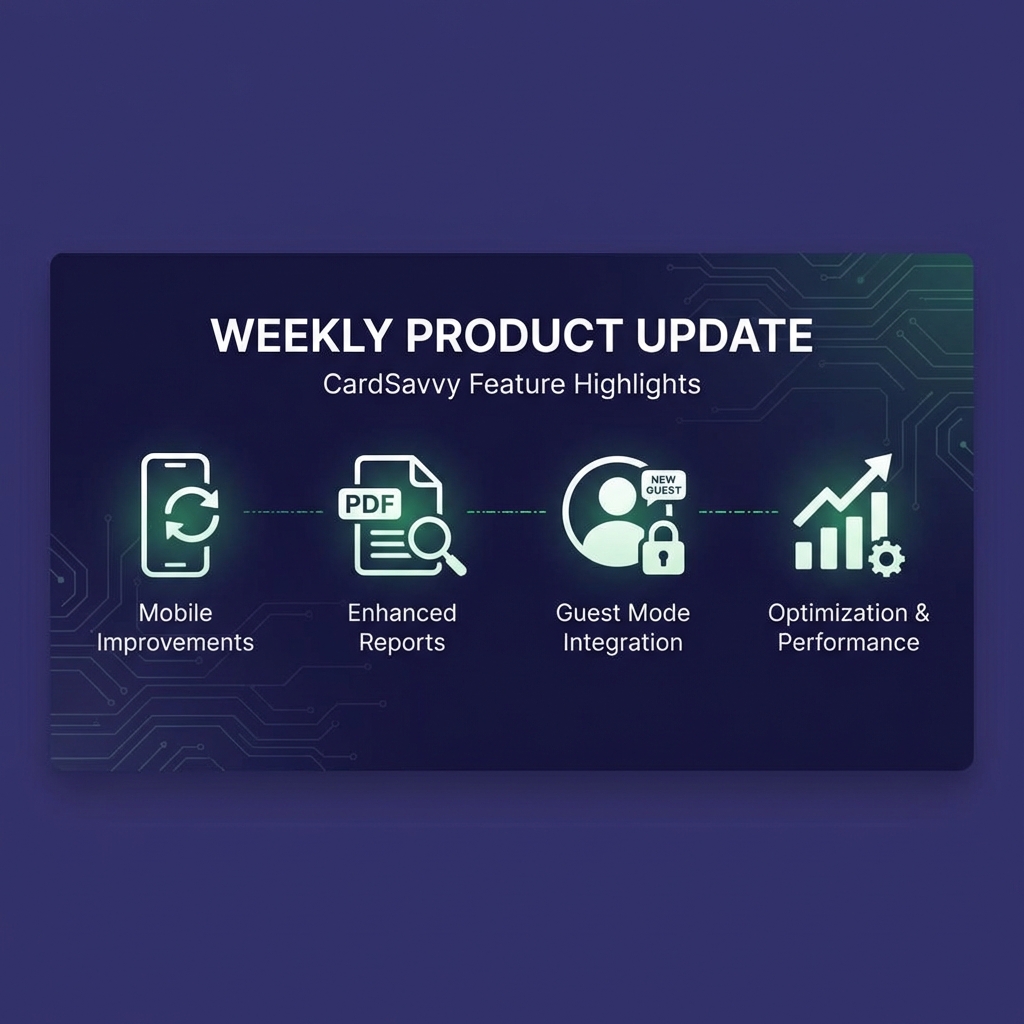 Weekly Product Update: Comparator Tool, PDF Reports, and "Guest Mode"